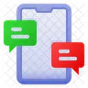 Phone Text  Icon