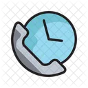 Phone Time Mobile Time Mobile Clock Icon
