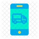 Truck Phone Delivery Icon
