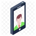 Profile Avatar Phone User Phone Picture Icône