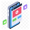 Phone Video Online Video Smartphone Video Icon