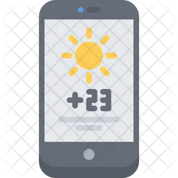 Phone Weather App  Icon