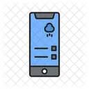 Phone weather forcast  Icon