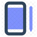 Phone With Pen Icon