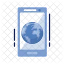 Phone world globe  Icon