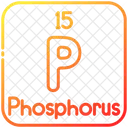 Phosphorus Chemistry Periodic Table Icon