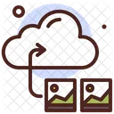Photo Cloud Storage Cloud Storage Cloud Hosting Icon