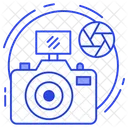 Photo Editing Cropping Photo Assembling Icon