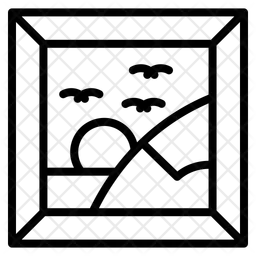사진 프레임  아이콘