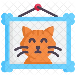 Photo frame cat  Icon