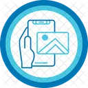 Photo Hand Holding Phone Image Icon