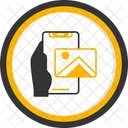 Photo Hand Holding Phone Image Icon