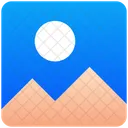 Photo Landscape View Icon