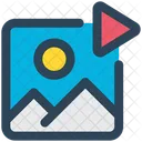 Video Play Streaming Icon