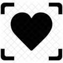 Coeur Amour Appareil Photo Icône