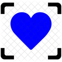 Coeur Amour Appareil Photo Icône
