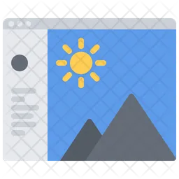 Photo Website  Icon