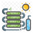 Photobioreactor Microalgae Renewable Icon