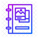 Outline Gradient Color Icon