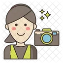 Photographer Professions Woman Woman Icon