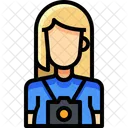 Photographer Camerawoman Paparazzi Icon
