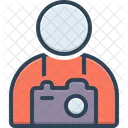 Photographer Camera People Icon