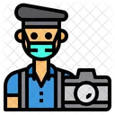 Photographer Camera Man Icon