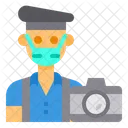 Photographer Avatar Mask Icon