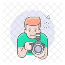 Photographer Guy Man Icon