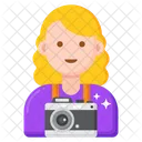 Photographer Professions Woman Woman Icon