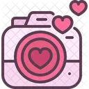 Photography Camera Heart Icon