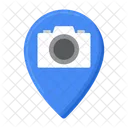 Photography Location Map Pin Icon
