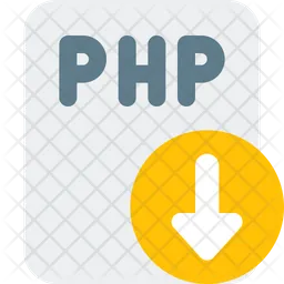 Archivo php caído  Icono