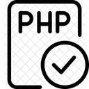 Verificación de archivos php  Icono