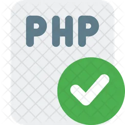 Verificación de archivos php  Icono