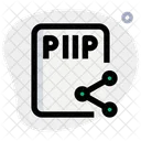 Compartir archivos php  Icono