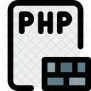 Desenfoque Del Archivo Php Icono