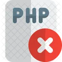 Eliminar archivo php  Icono