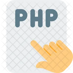 Toque de archivo php  Icono