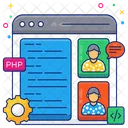 Php Coding Web Programming Software Development 아이콘