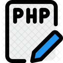 PHP-Datei Bleistift  Symbol