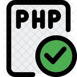 PHP-Dateiprüfung  Symbol