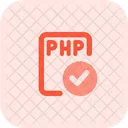 PHP-Dateiprüfung  Symbol