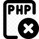 PHP-Datei entfernen  Icon