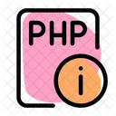 PHP-Dateiinformationen  Symbol