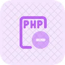 PHP-Datei minus  Symbol