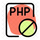 PHP-Datei gesperrt  Symbol