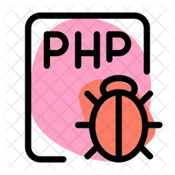 PHP 파일 버그  아이콘