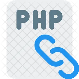 Php File Link  Icon