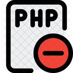 Php File Minus  Icon